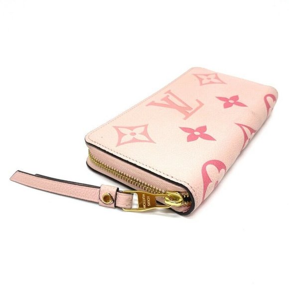 LOUIS VUITTON M80403 Monogram Empreinte By the-Pool Zippy Wallet Pink - Picture 6 of 12